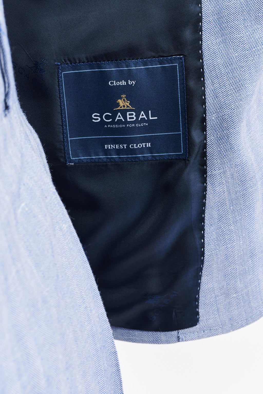 Medium Blue Wool & Cashmere Kenton Jacket Jazz — detail 3
