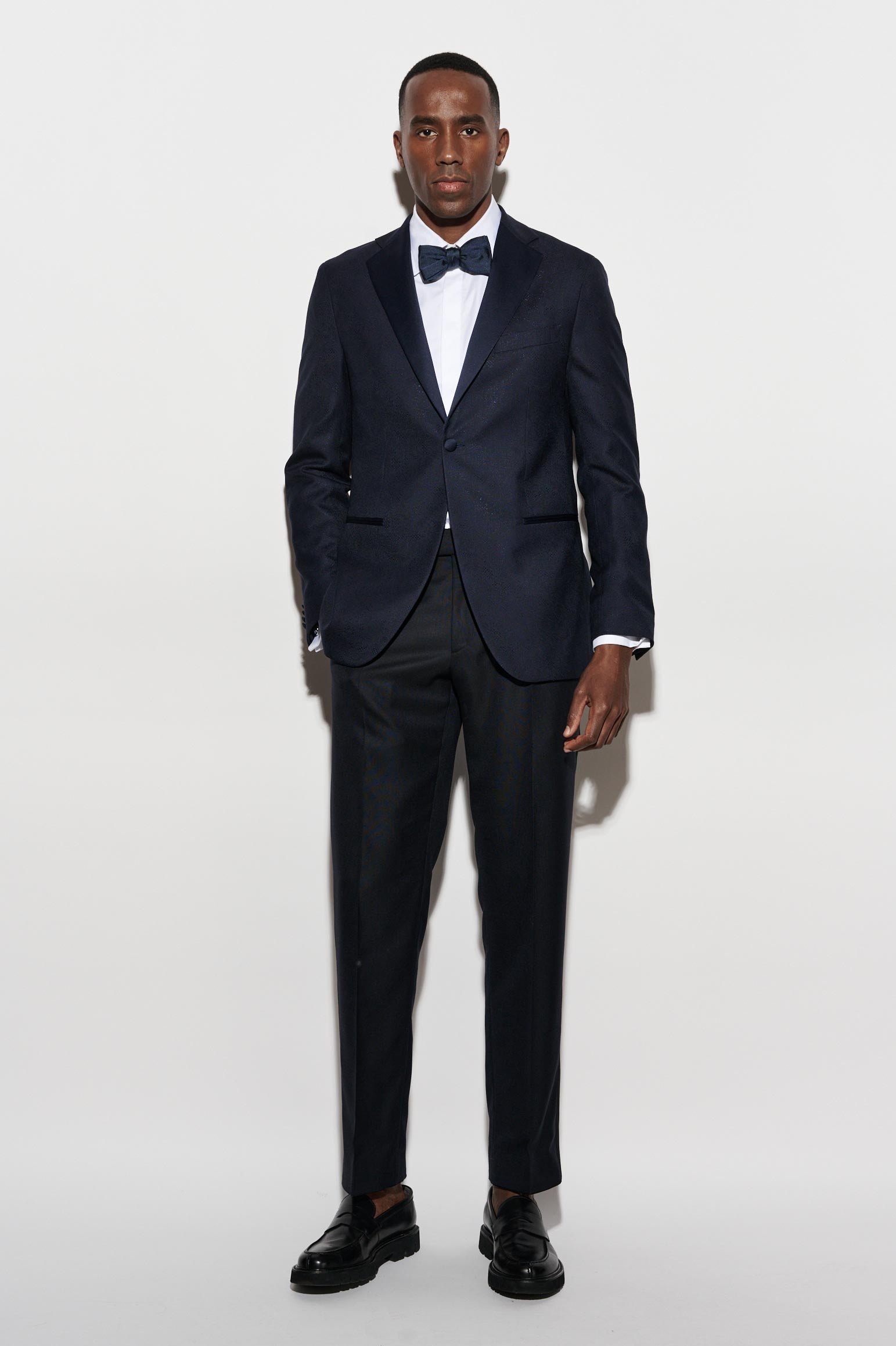 Dark Blue Wool Kenton Jacket Riviera Trend — detail 1