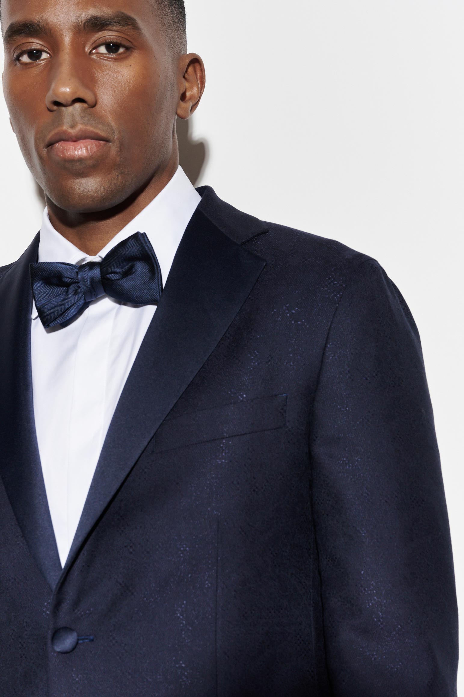 Dark Blue Wool Kenton Jacket Riviera Trend — detail 2