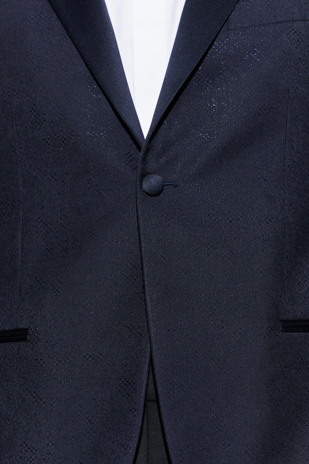 Dark Blue Wool Kenton Jacket Riviera Trend — detail 3