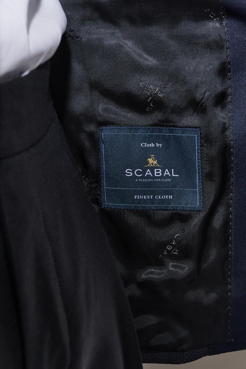 Dark Blue Wool Kenton Jacket Riviera Trend — detail 5