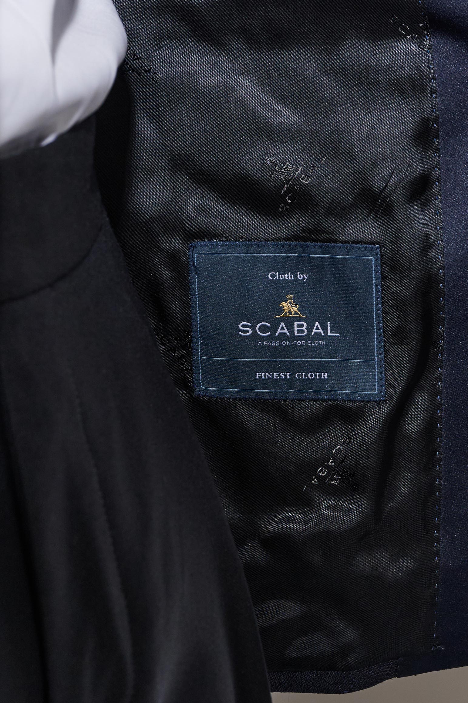 Dark Blue Wool Kenton Jacket Riviera Trend — detail 5