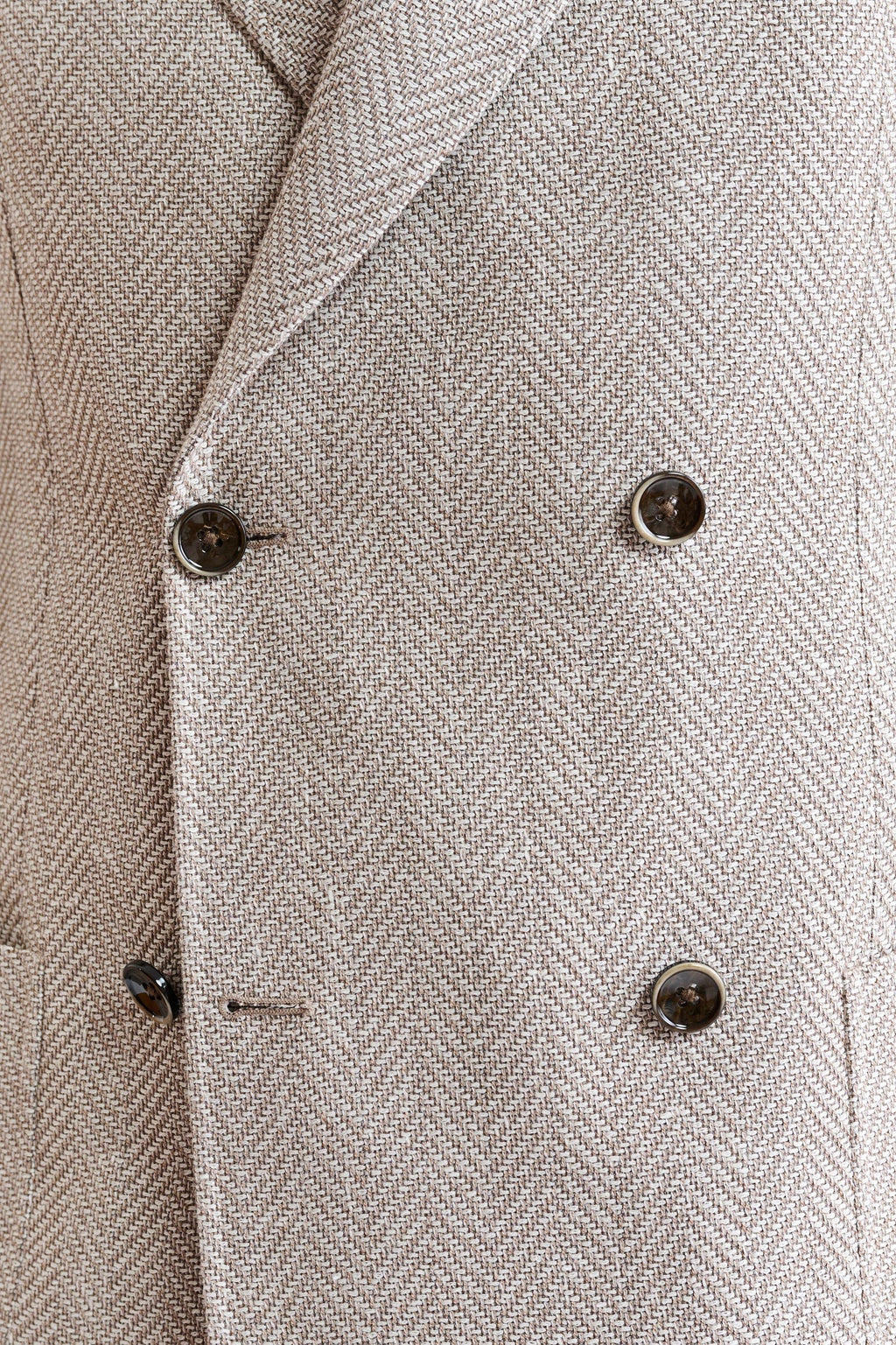 Light Beige Wool & Linen Kenton Jacket Jazz — detail 2