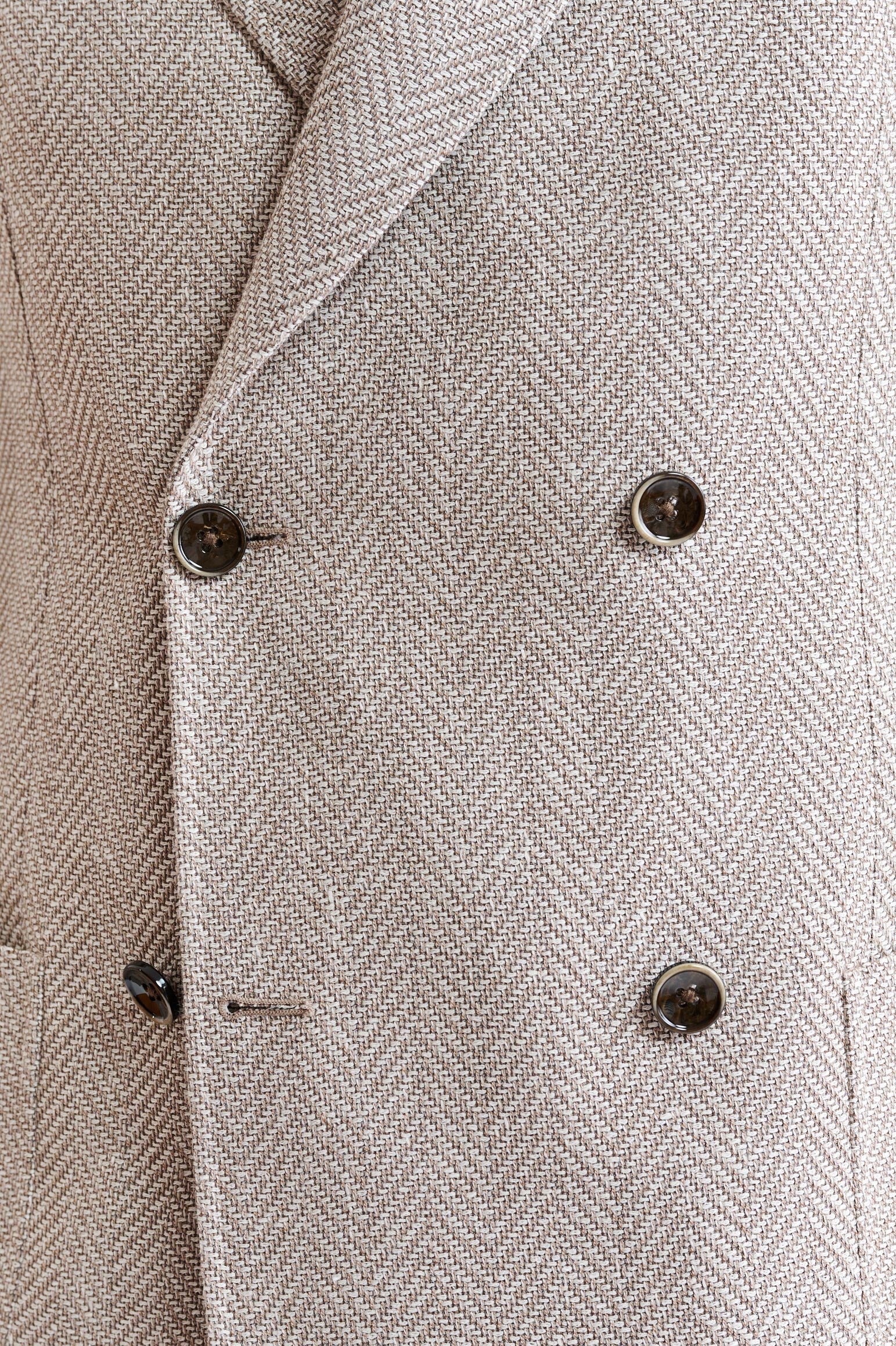 Light Beige Wool & Linen Kenton Jacket Jazz — detail 2