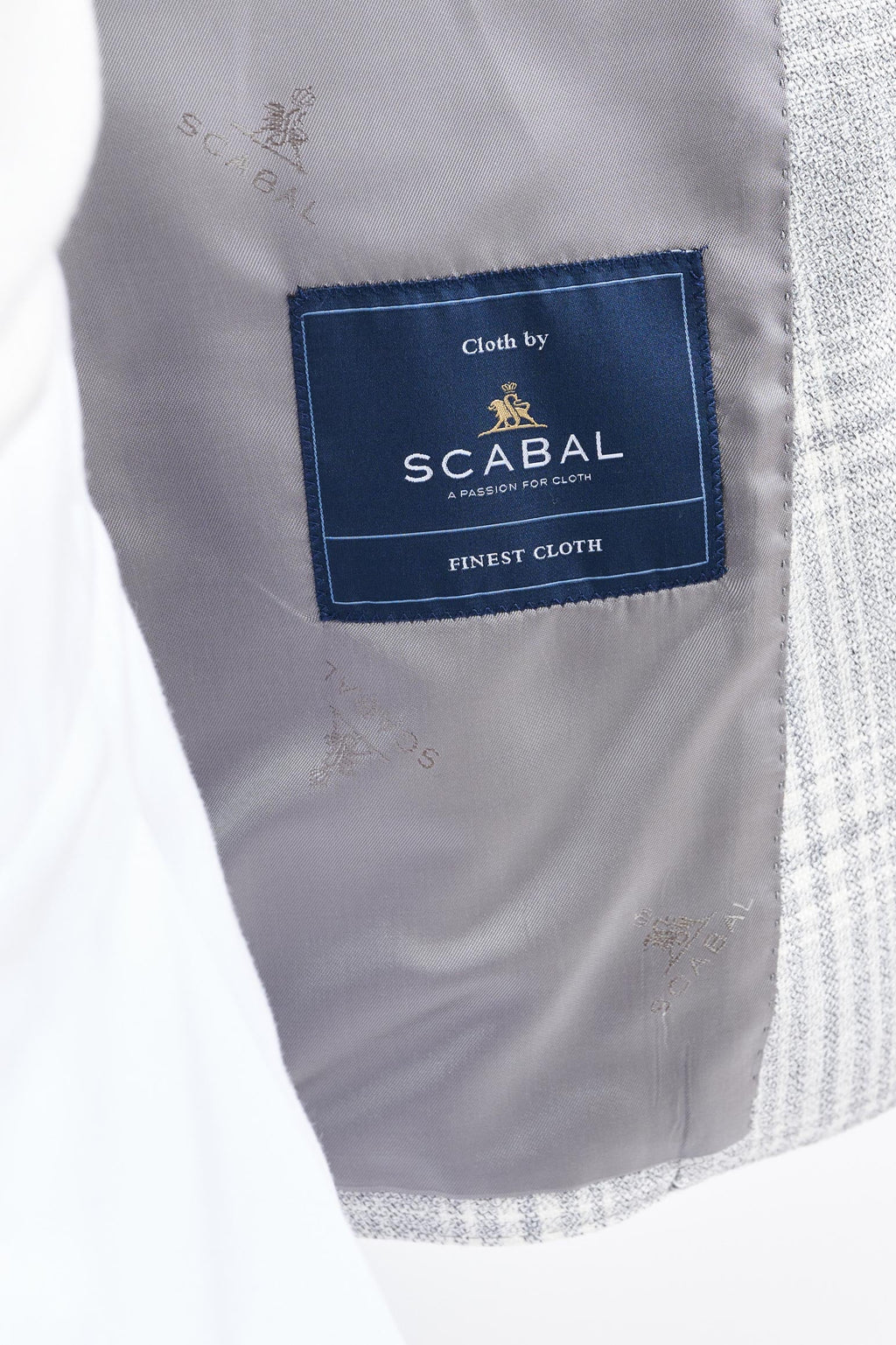 Light Grey Wool & Silk Kenton Jacket Riviera Trend — detail 3