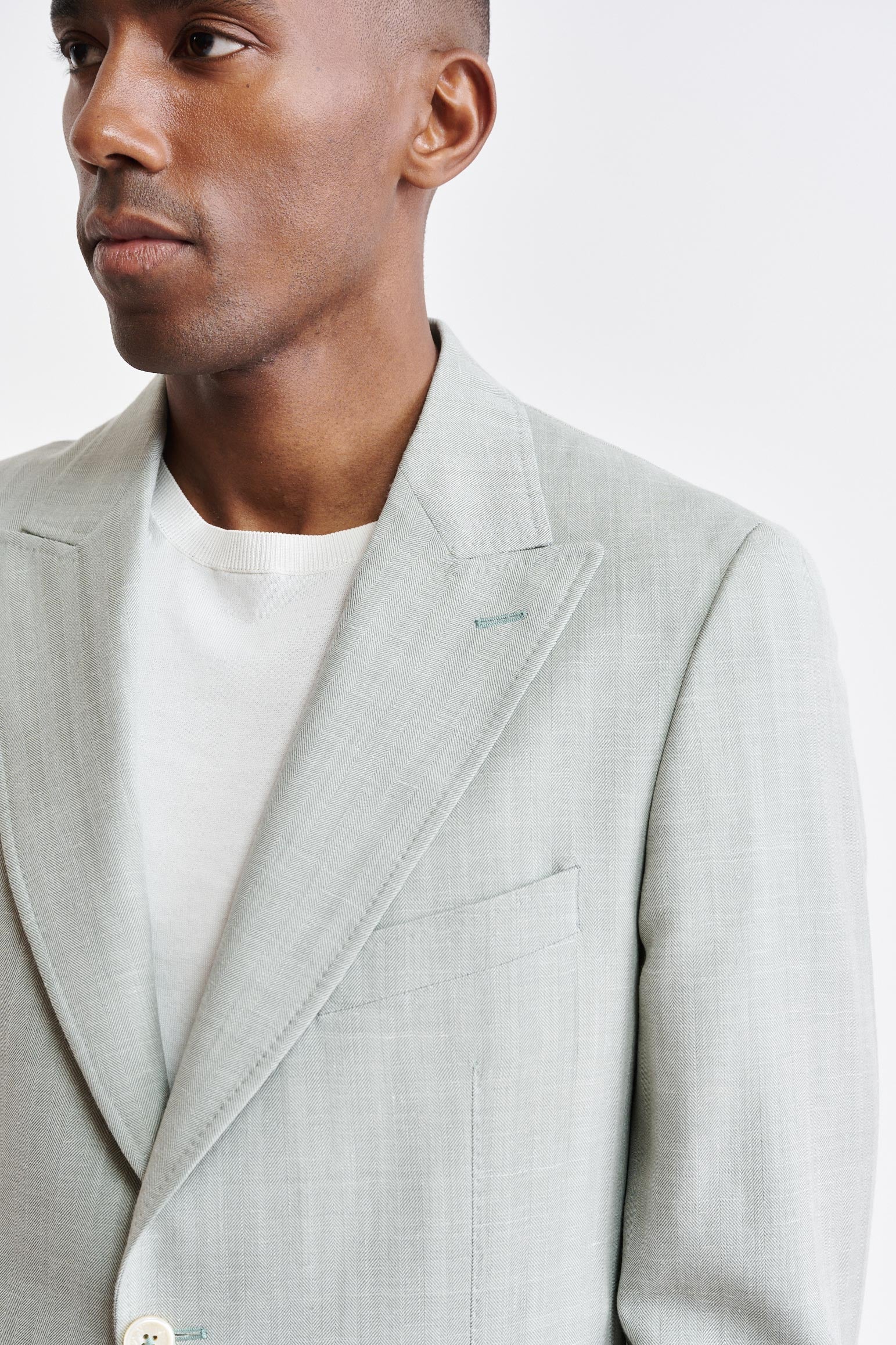 Light Green Wool & Cashmere Soho Jacket Jazz — detail 5