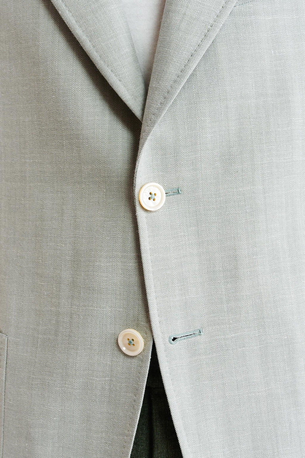 Light Green Wool & Cashmere Soho Jacket Jazz — detail 2