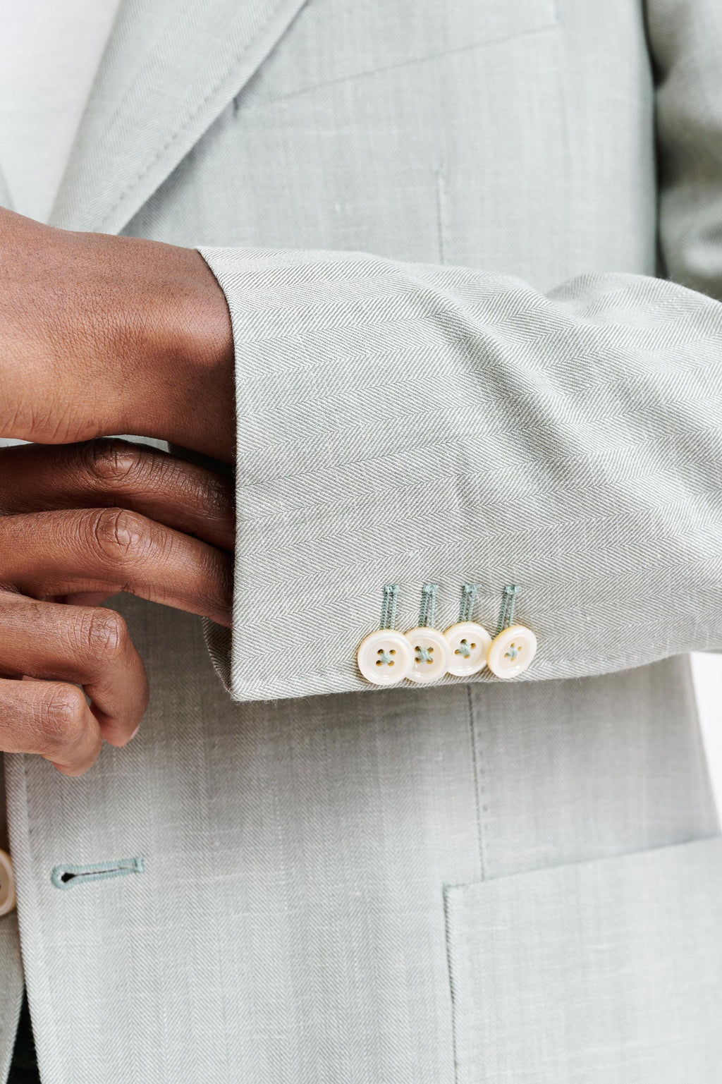 Light Green Wool & Cashmere Soho Jacket Jazz — detail 1