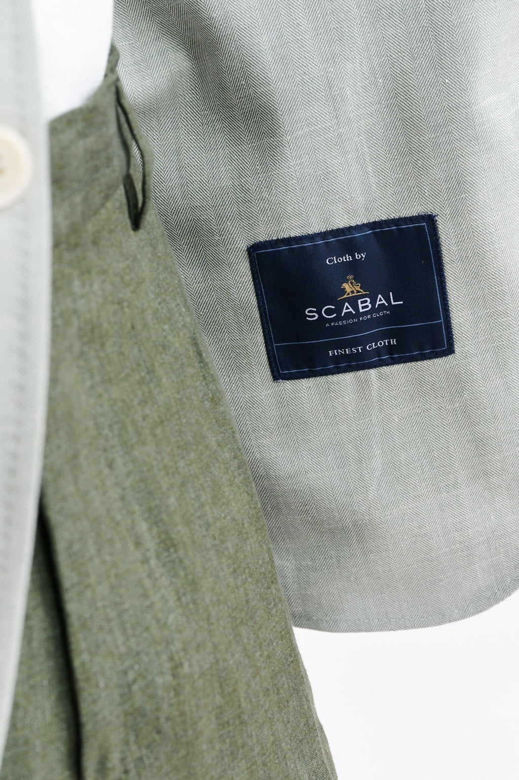 Light Green Wool & Cashmere Soho Jacket Jazz — detail 3