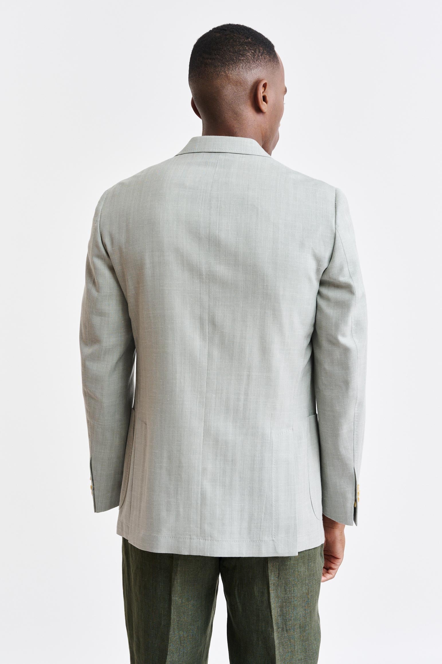 Light Green Wool & Cashmere Soho Jacket Jazz — detail 6