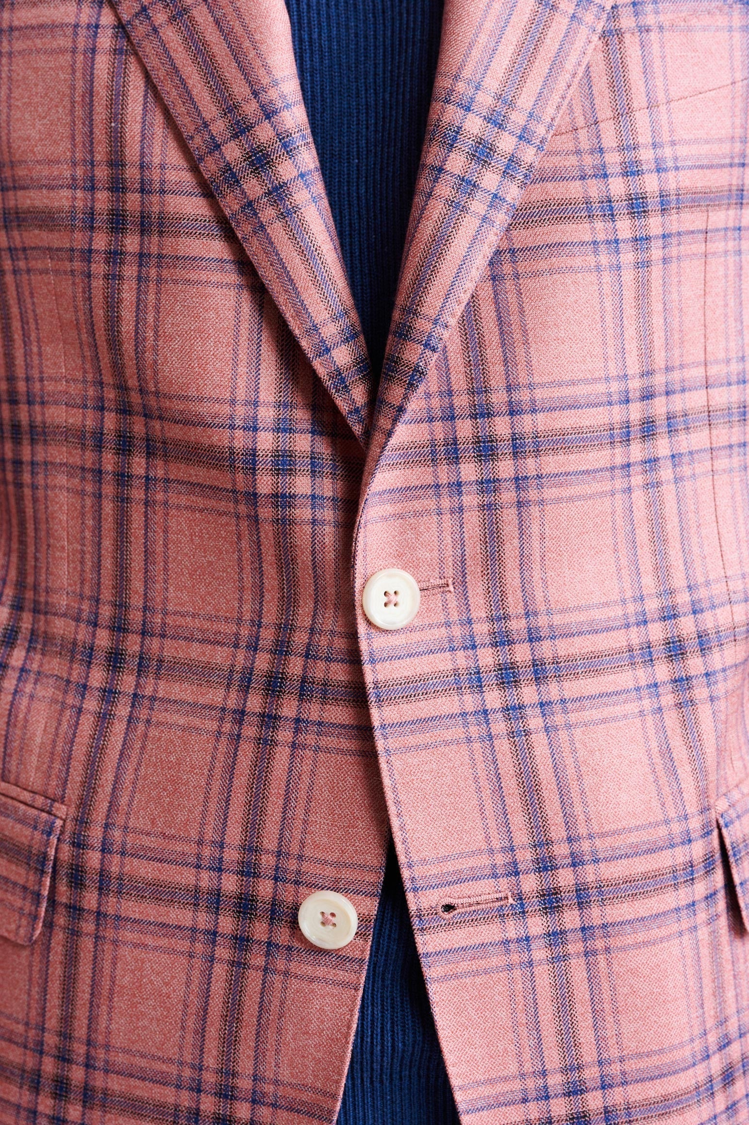 Light Pink Wool & Silk Soho Jacket Nobility — detail 2