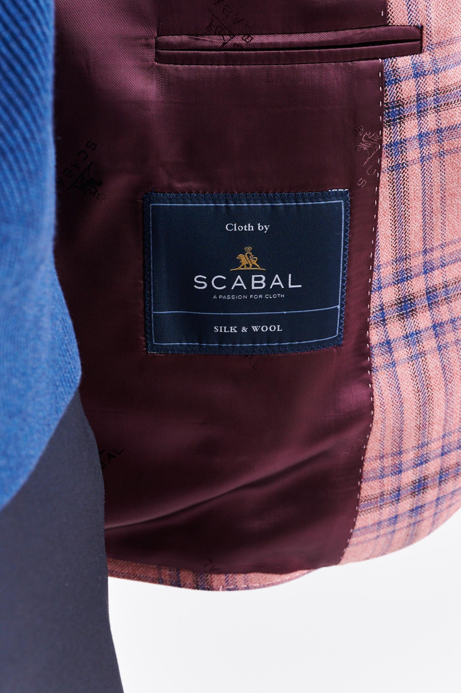Light Pink Wool & Silk Soho Jacket Nobility — detail 3