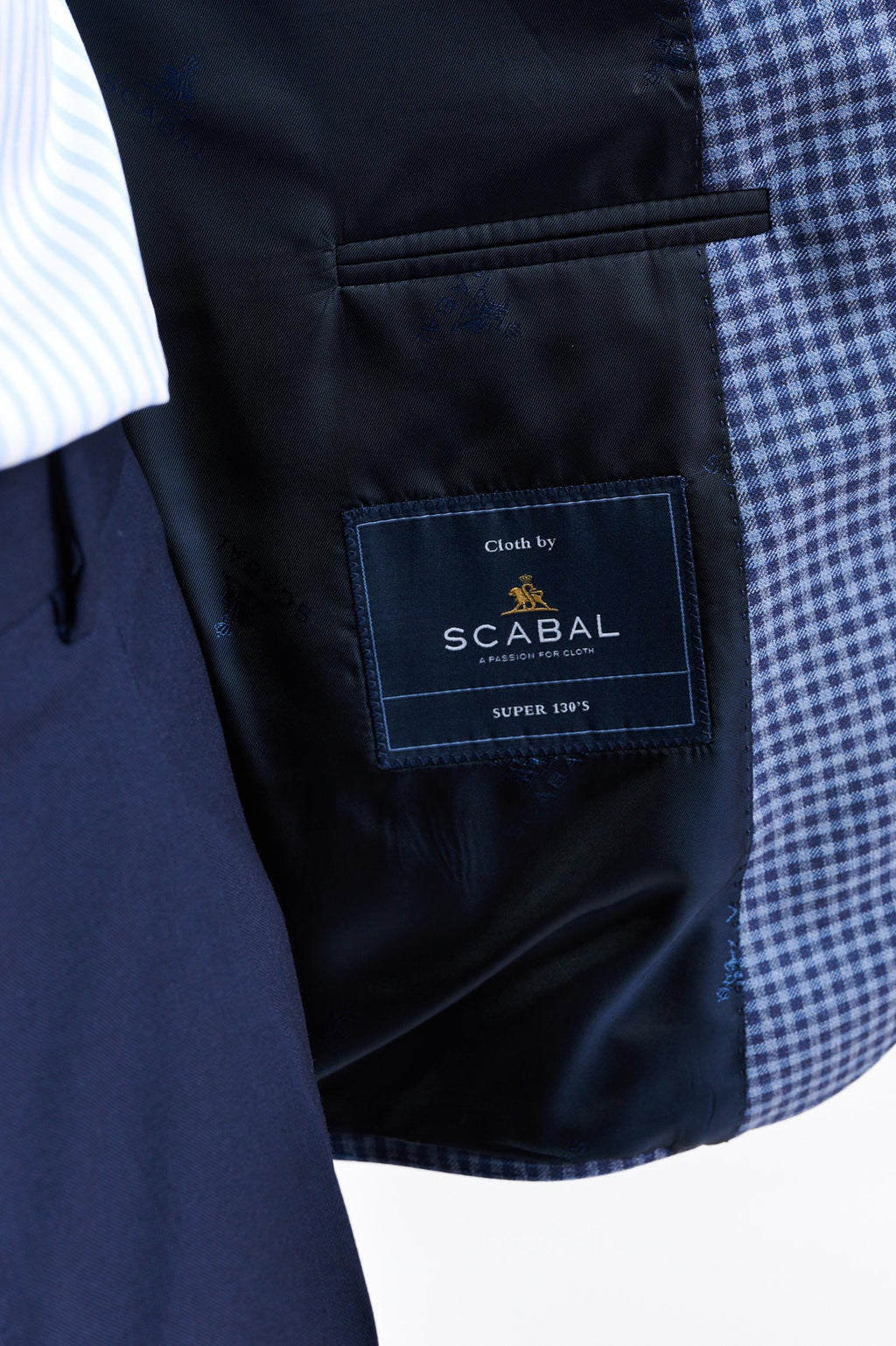 Medium Blue 100% Wool Soho Jacket Jazz — detail 3