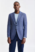 Blue Wool & Linen Kenton Jacket Jazz
