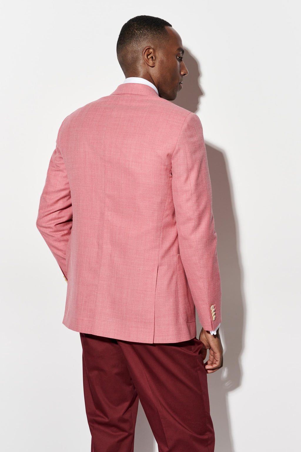 Medium Pink 100% wool Soho Tuxedo Jazz — detail 6
