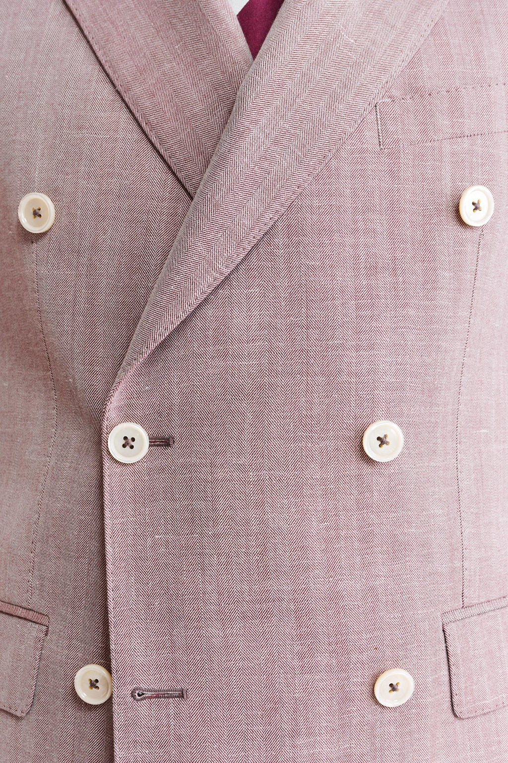 Medium Red Wool & Cashmere Soho Jacket Jazz — detail 2