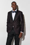 Black Wool Super 100's Soho Tuxedo Riviera Trend