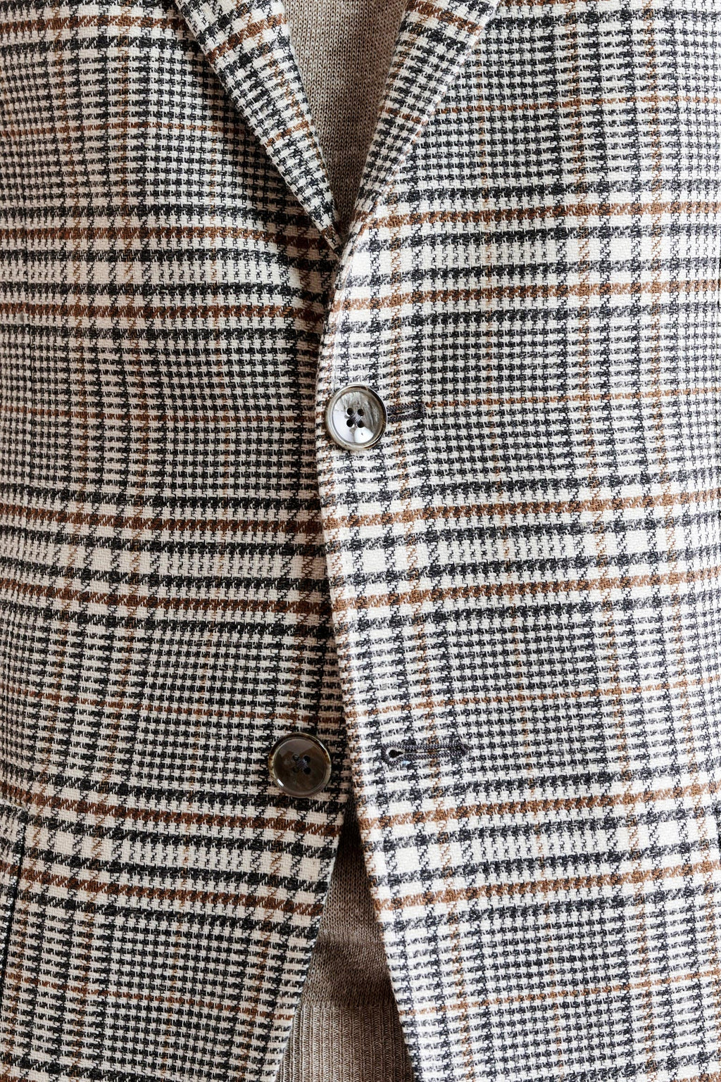 Light Grey Wool & Linen Kenton Jacket Riviera Trend — detail 2