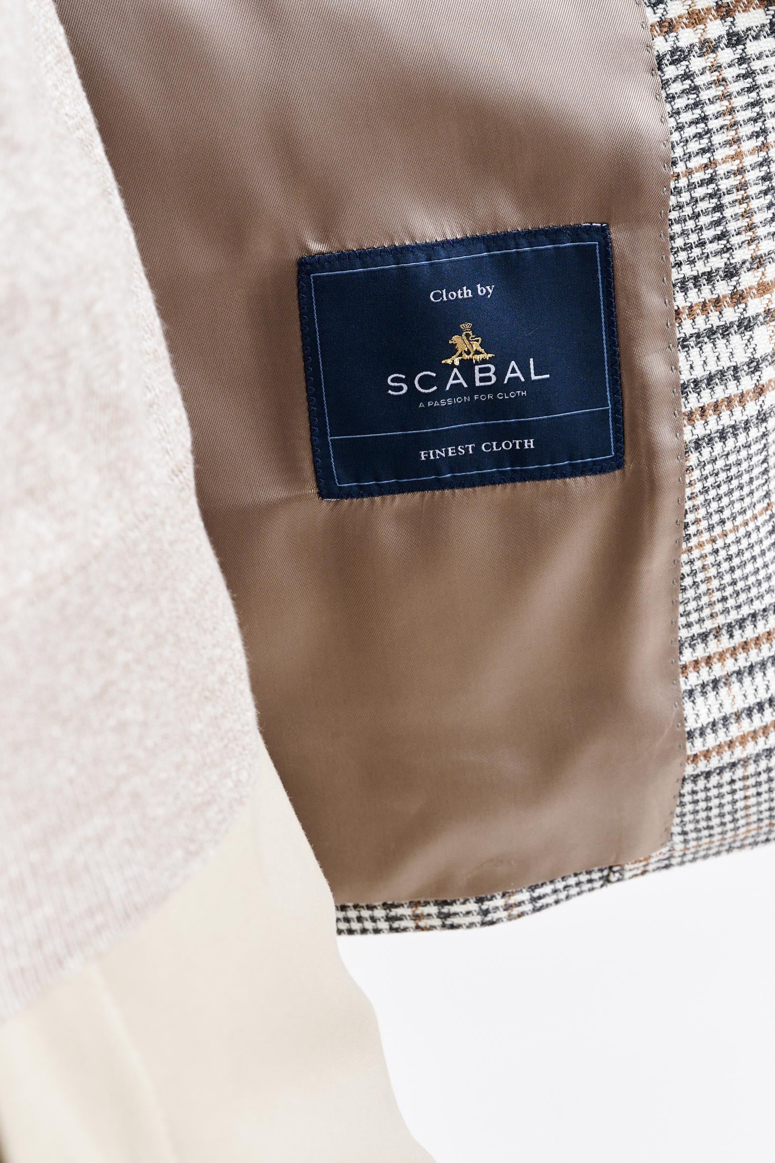 Light Grey Wool & Linen Kenton Jacket Riviera Trend — detail 3