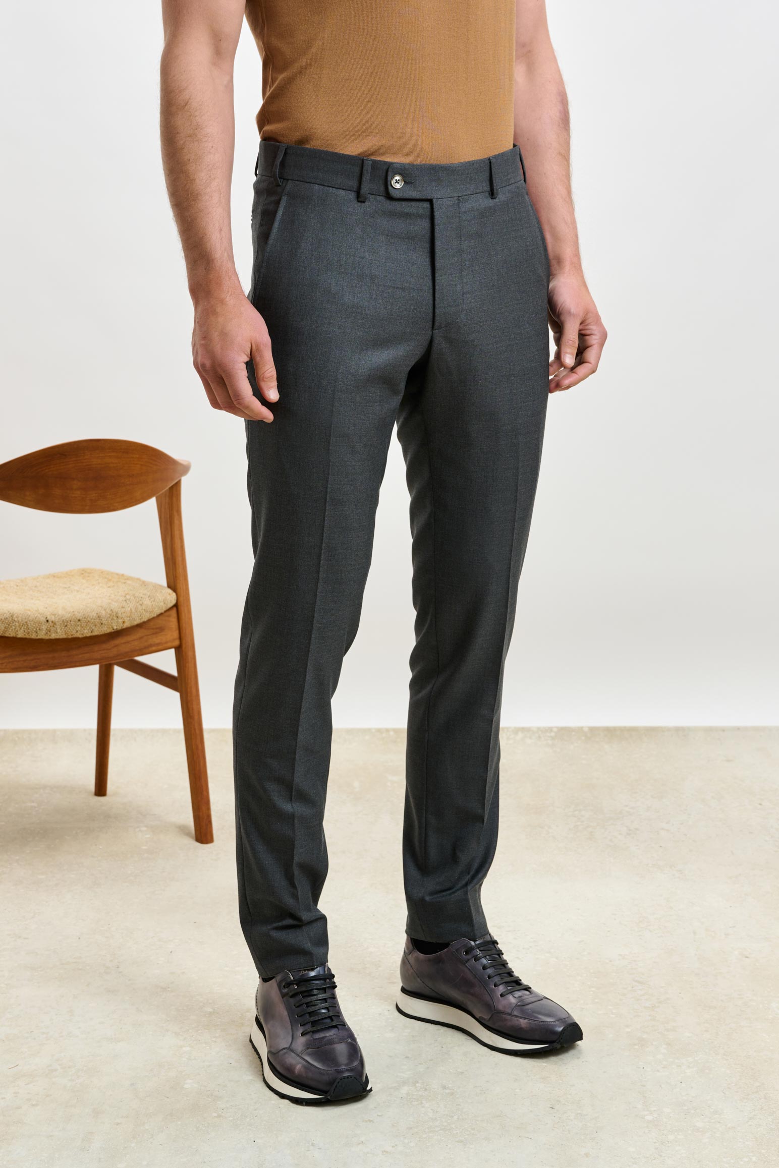 Grey Farley Trousers Eton