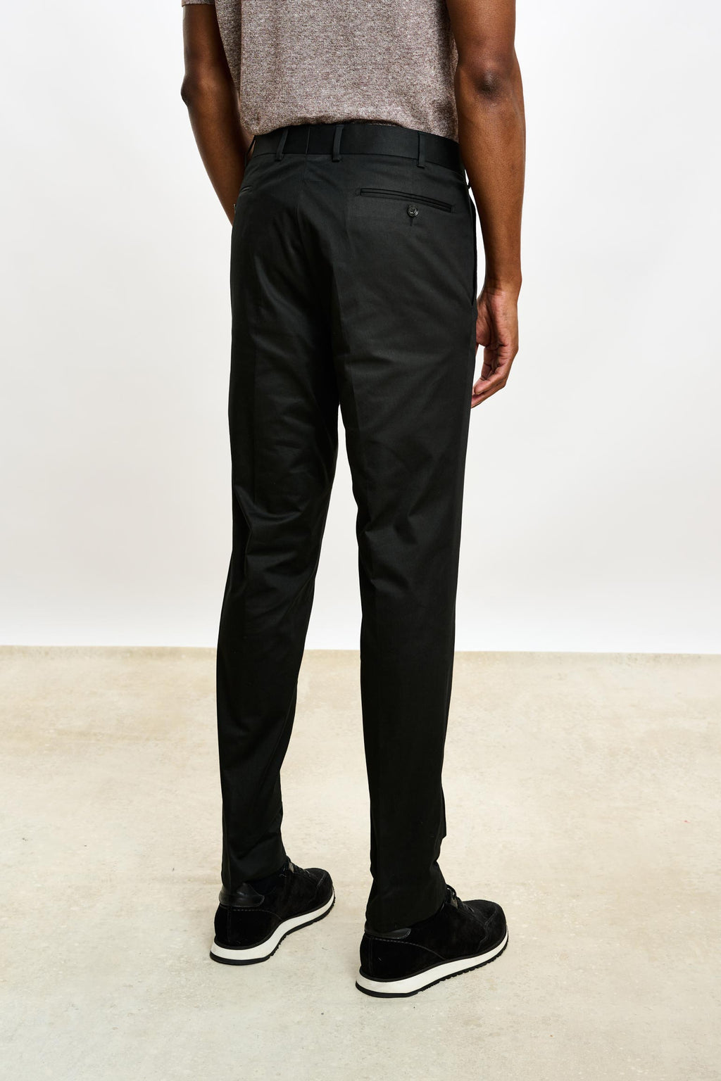 Black Gibbet Trousers Cashmere Cotton — detail 4