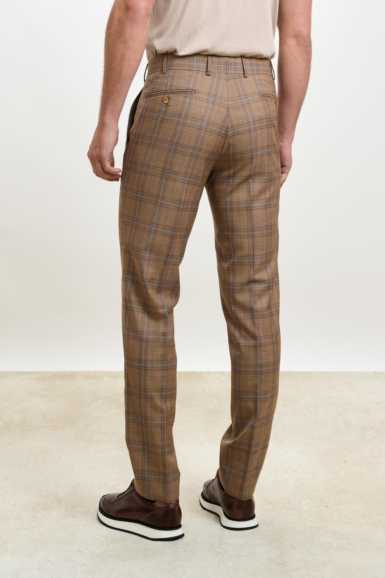 Rust Check Farley Trousers Crossover — detail 2