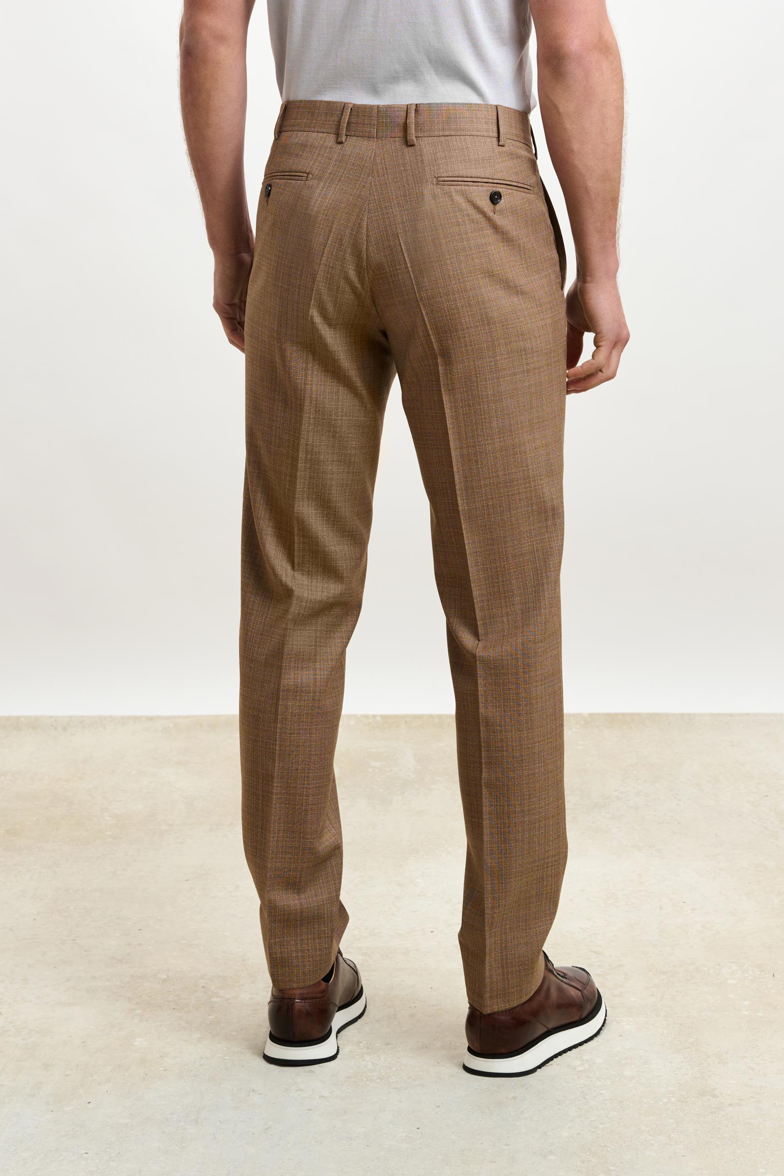 Plain Rust Farley Trousers Crossover — detail 2