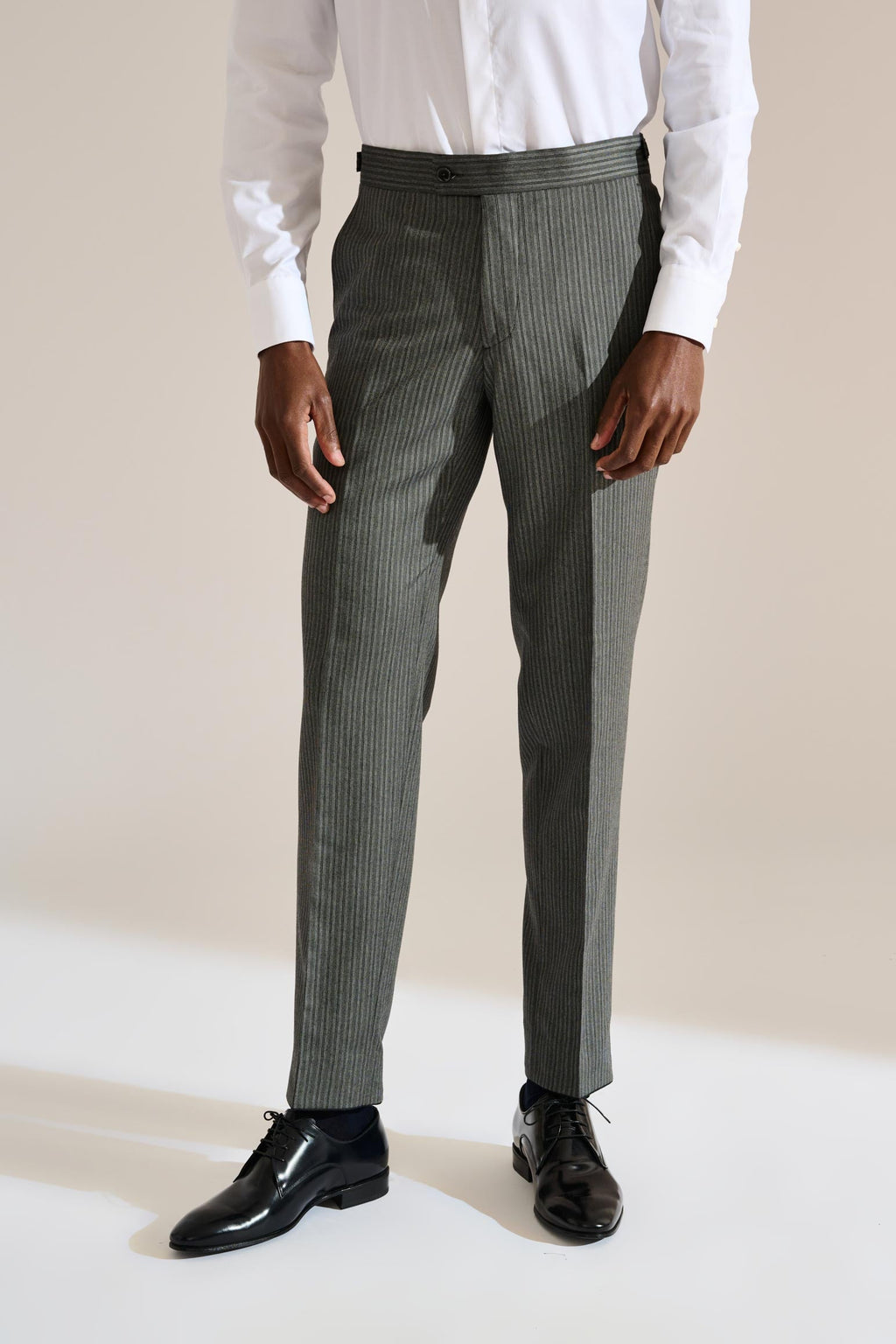 Stripped Grey Morning Suit Trousers Festival