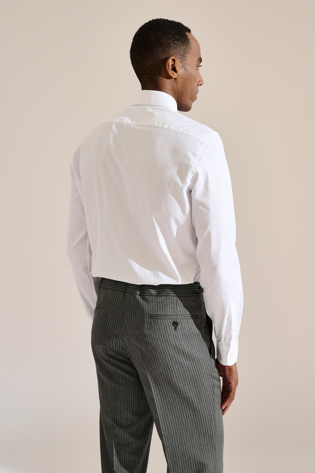 Stripped Grey Morning Suit Trousers Festival — detail 2