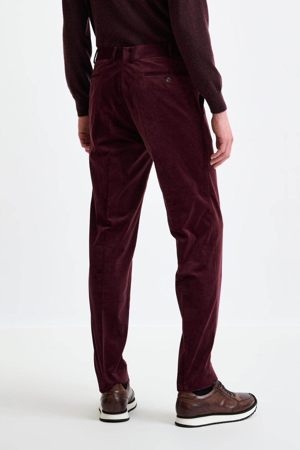 Red Cotton Farley Trouser Corduroy — detail 2
