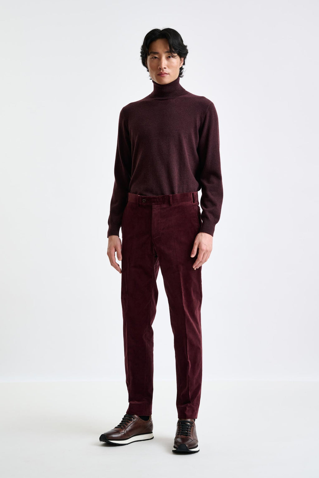 Red Cotton Farley Trouser Corduroy — detail 1
