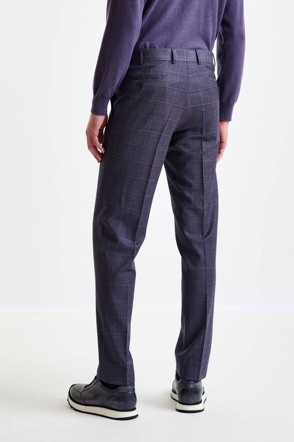 Light Purple Super 130's Wool Farley Trouser Hybrid — detail 3