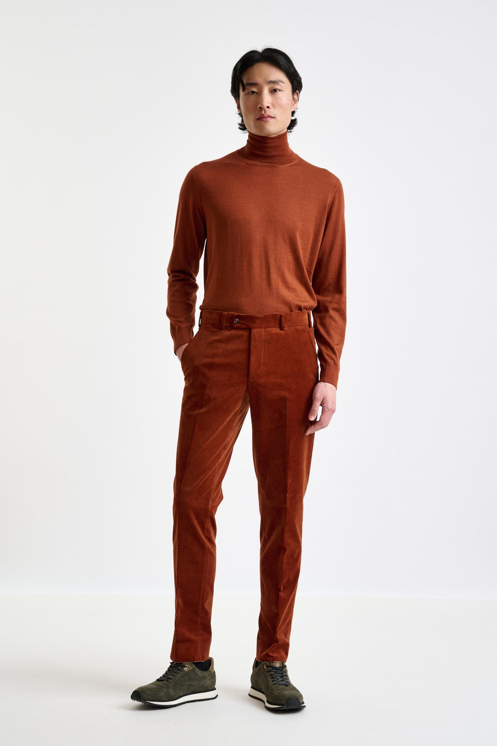 Brown Cotton Gibbet Trousers Corduroy — detail 3