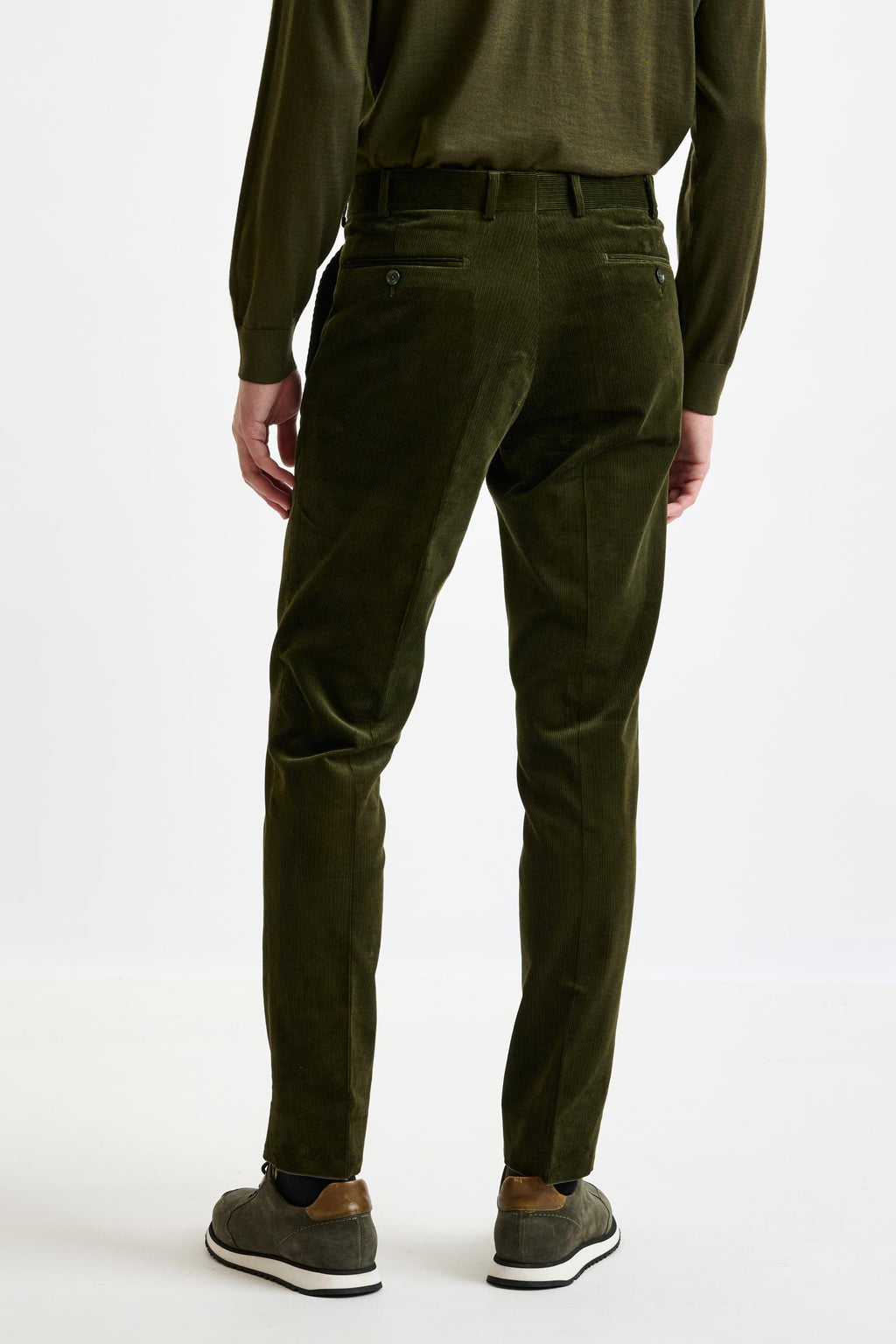 Green Cotton Gibbet Trousers Corduroy — detail 2