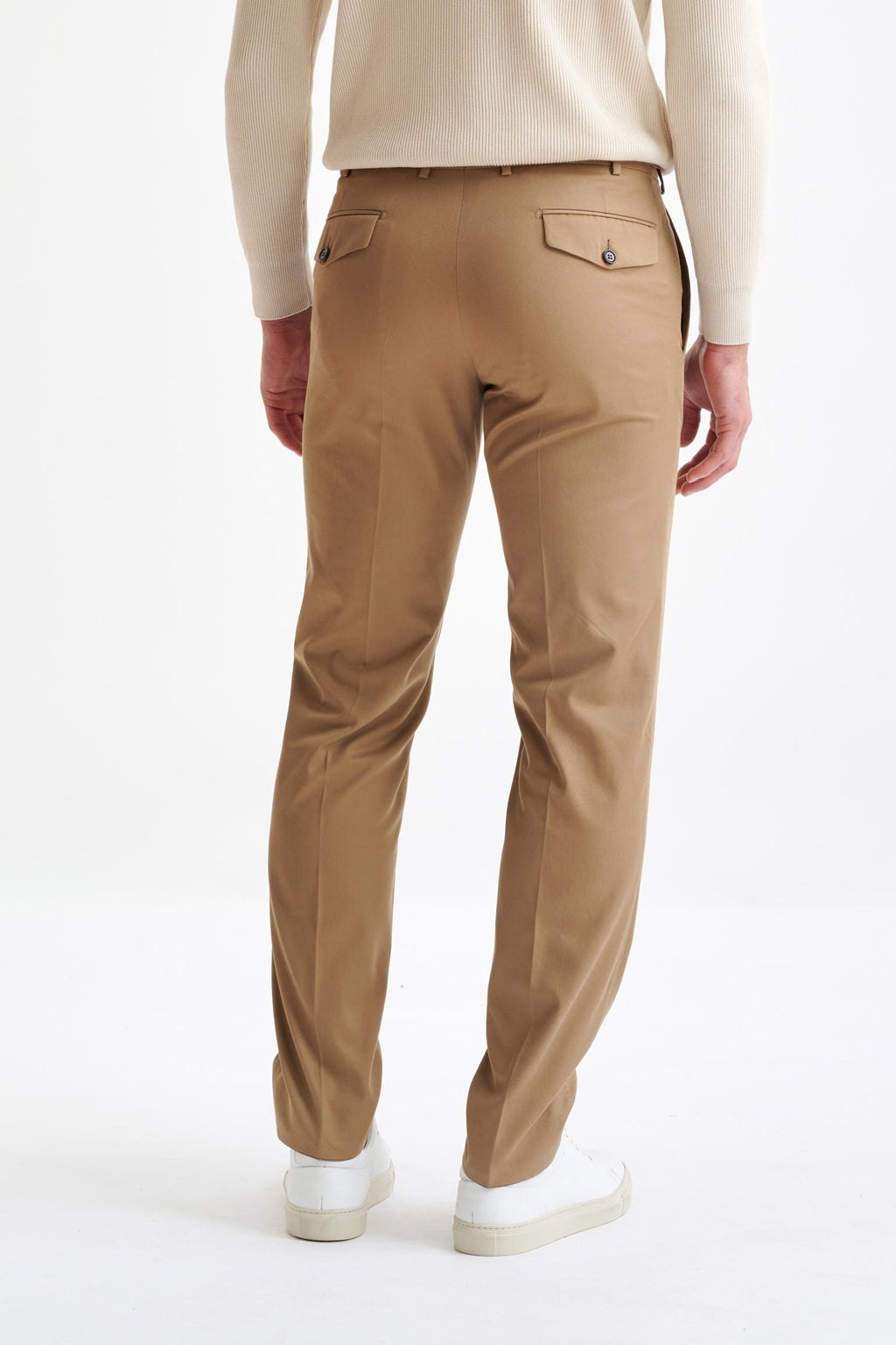 Sand Cotton Farley Trousers Cashmere Cotton — detail 4