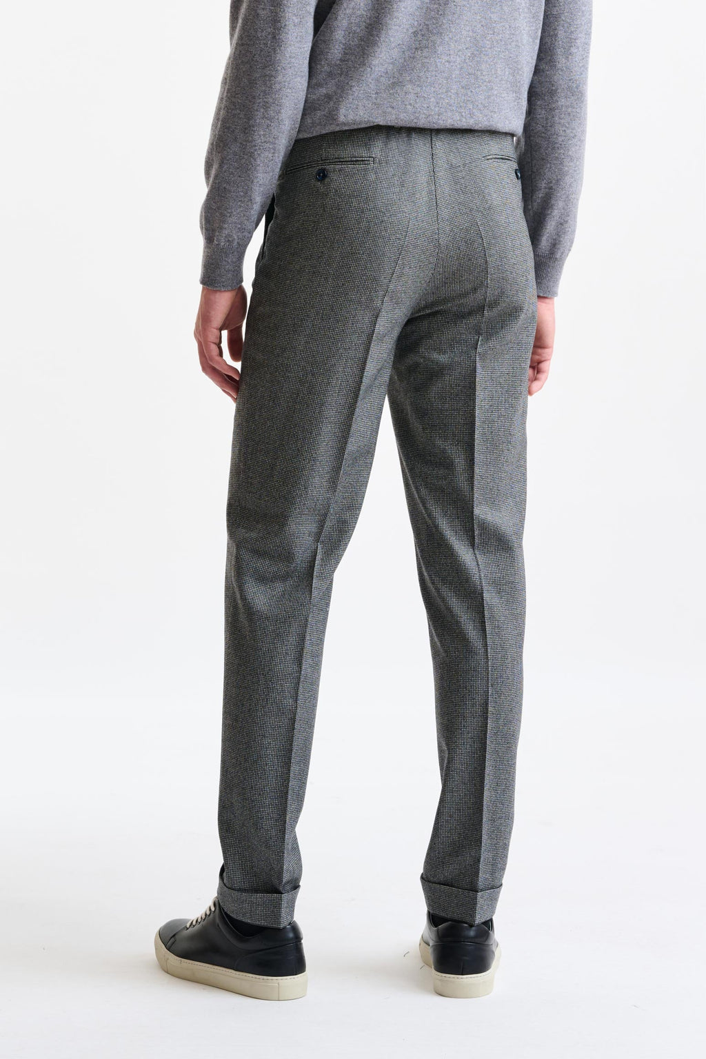 Light Grey 100% Wool Farley Trousers Freestyle — detail 4