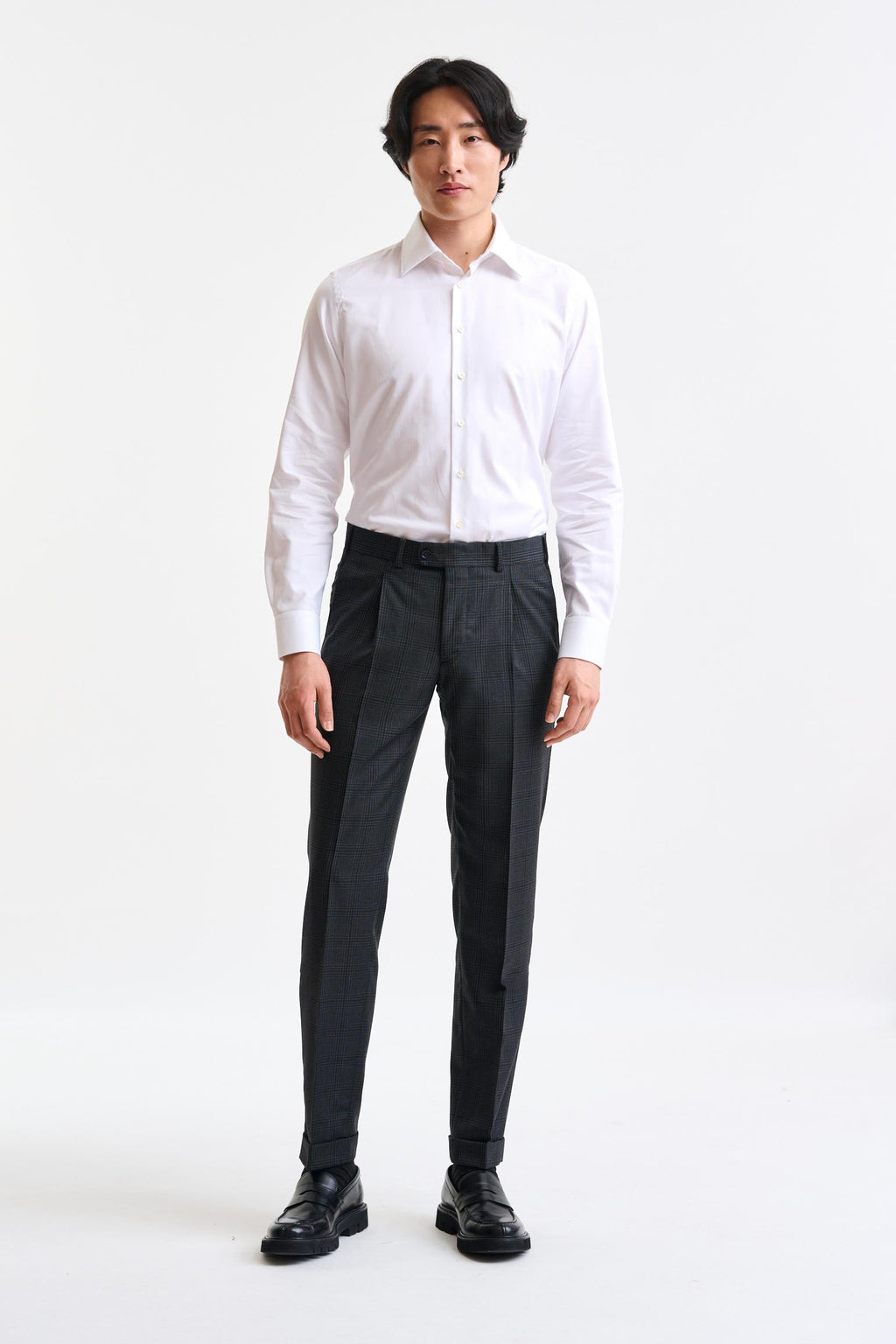 Grey 100% Wool Farley Trousers Freestyle — detail 1