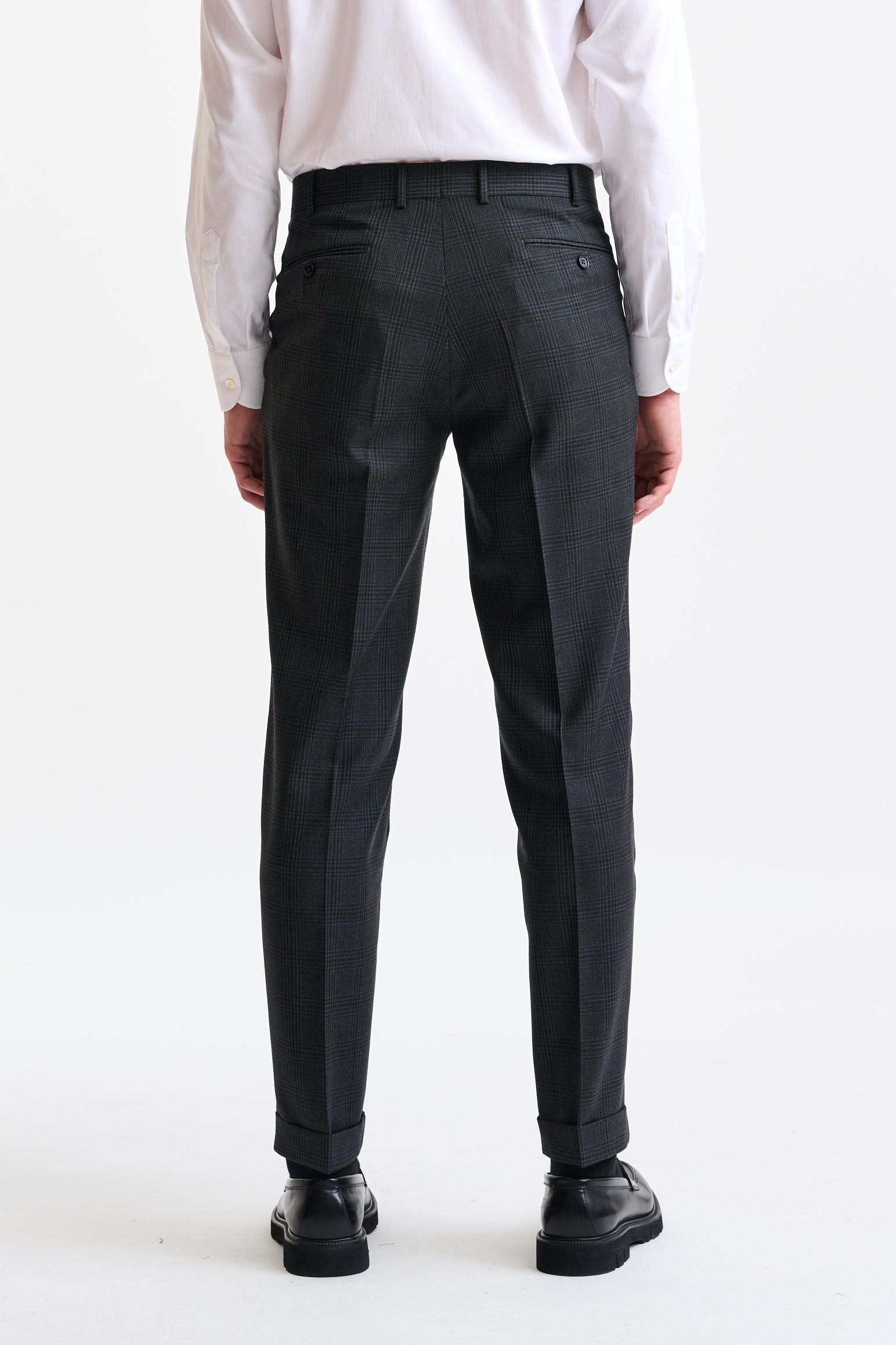 Grey 100% Wool Farley Trousers Freestyle — detail 4