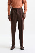 Brown Wool Farley Trousers Freestyle