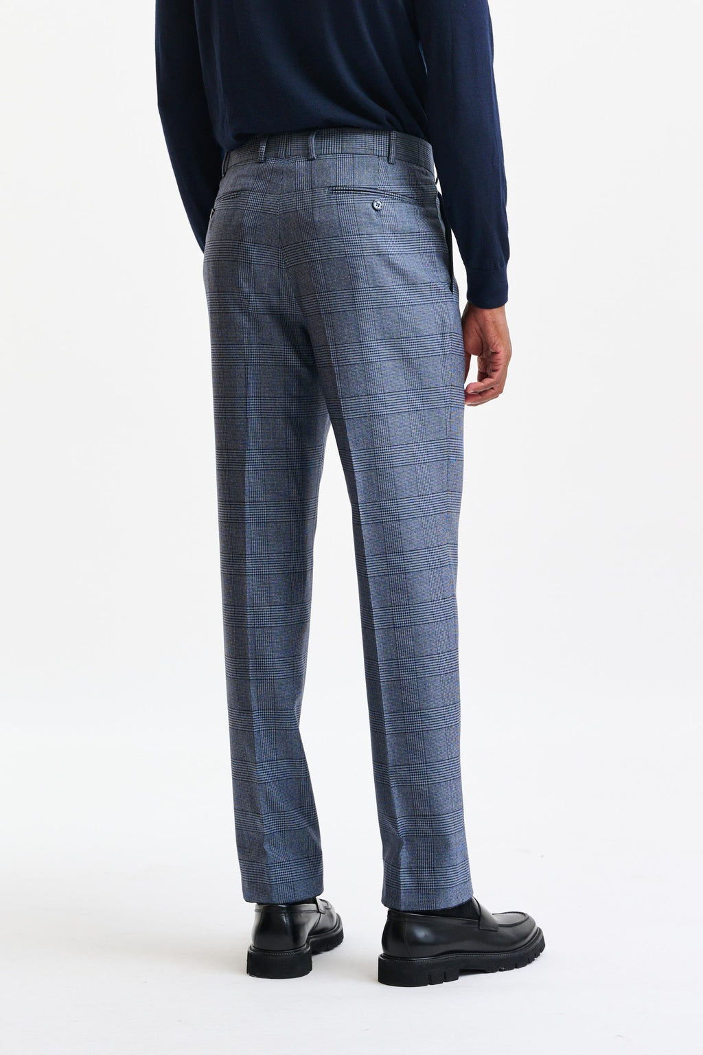 Light Blue 100% Wool Farley Trousers Freestyle — detail 5