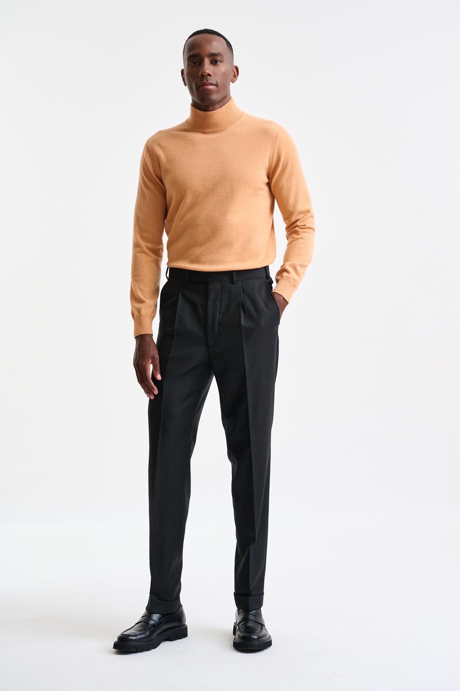 Grey Wool Farley Trousers Galaxy — detail 1