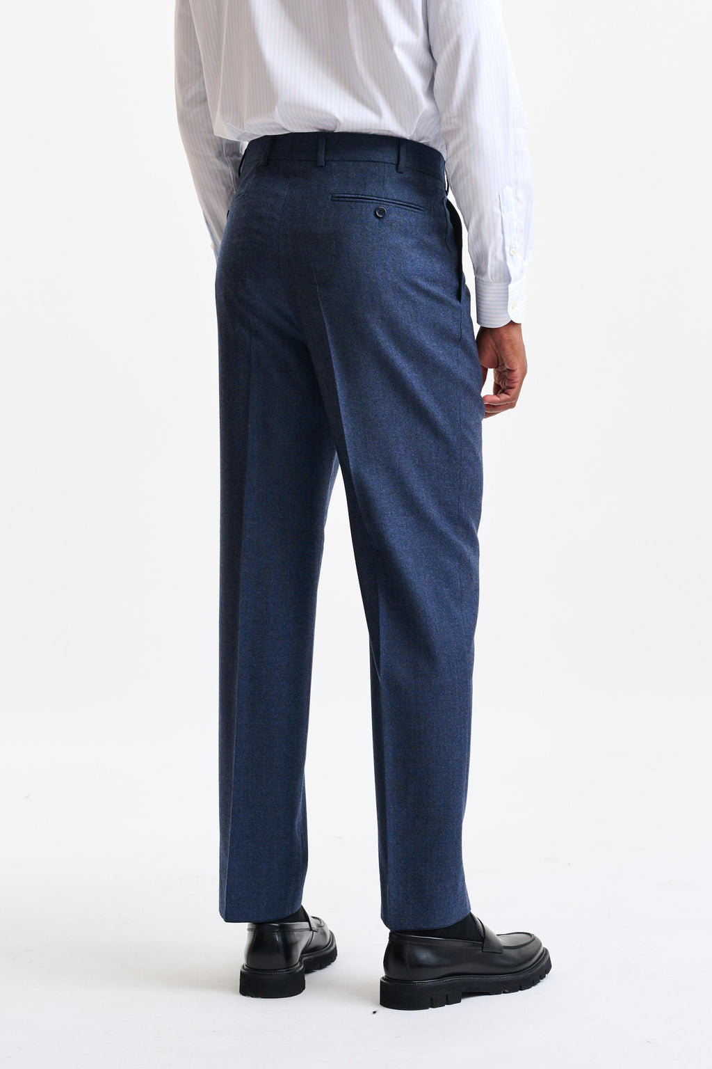 Blue Wool Farley Trousers Hybrid — detail 3