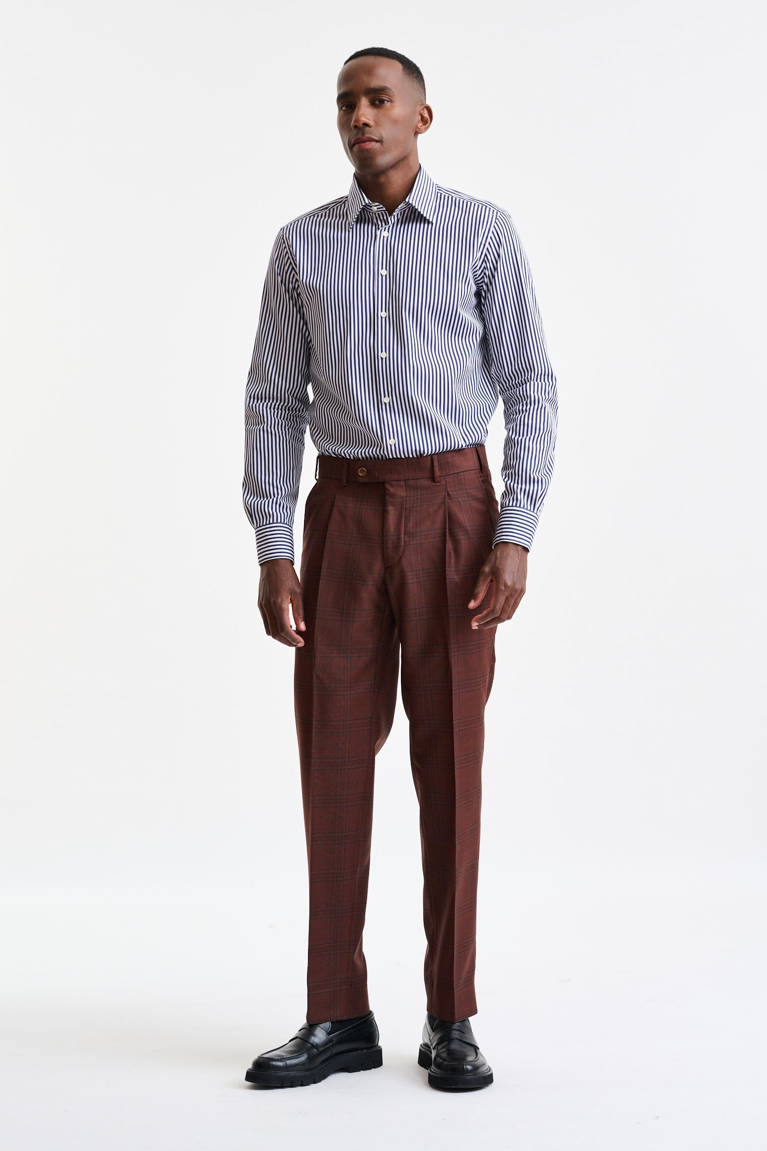 Light Brown 100% Wool Farley Trousers Freestyle — detail 1