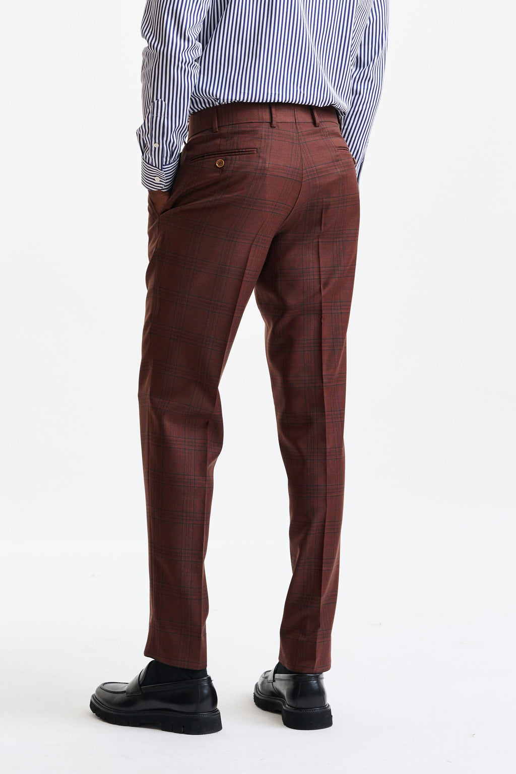 Light Brown 100% Wool Farley Trousers Freestyle — detail 4