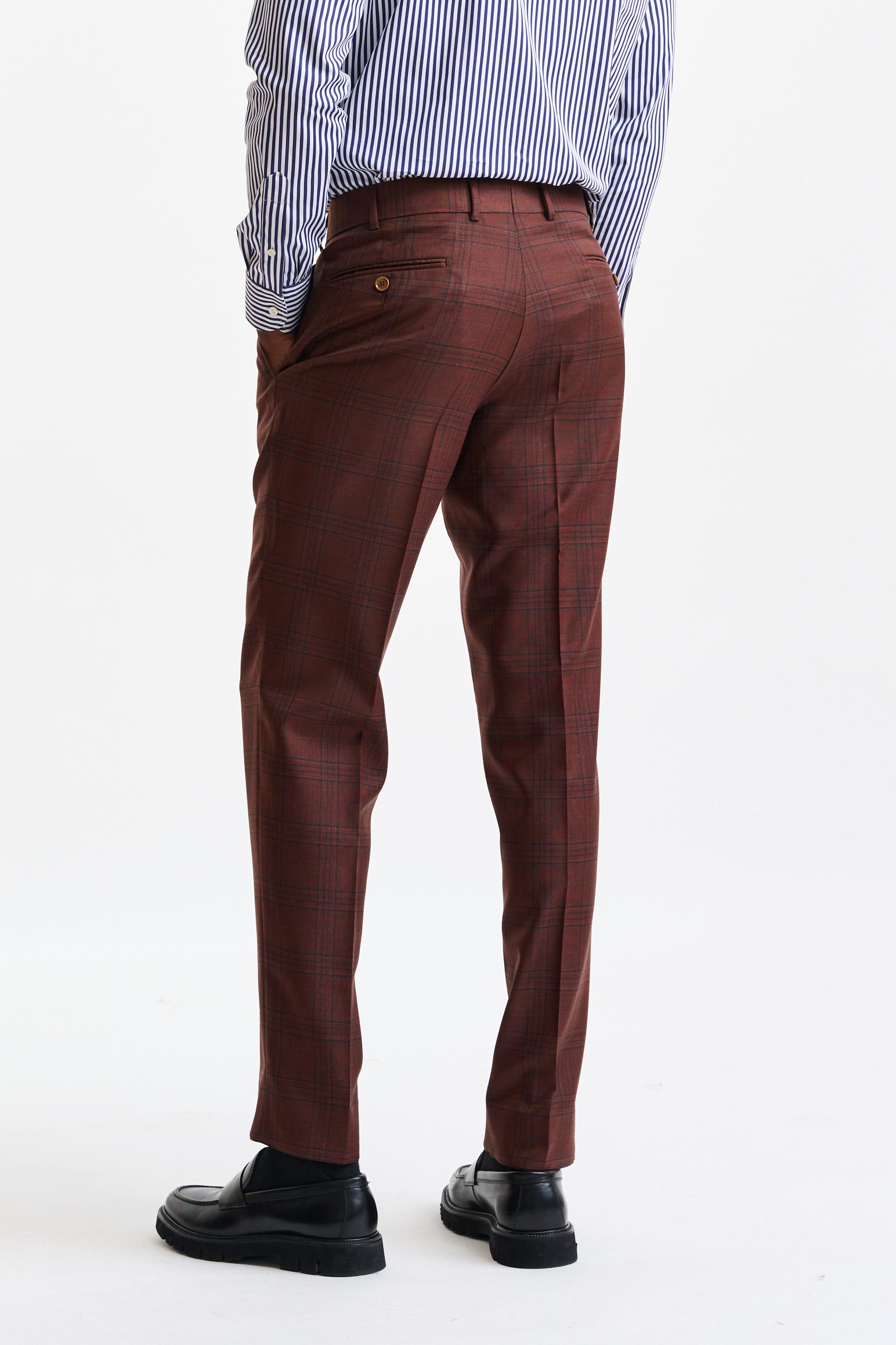 Light Brown 100% Wool Farley Trousers Freestyle — detail 4