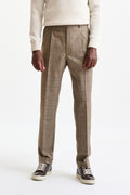 Brown 100% Wool Farley Trousers Freestyle
