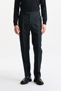 Green 100% Wool Farley Trousers Freestyle