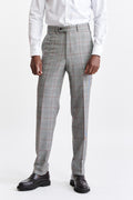 Black & White Wool Super 100's Signature Trousers Riviera Trend