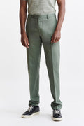 Green Cotton Xander Trousers Cashmere Cotton