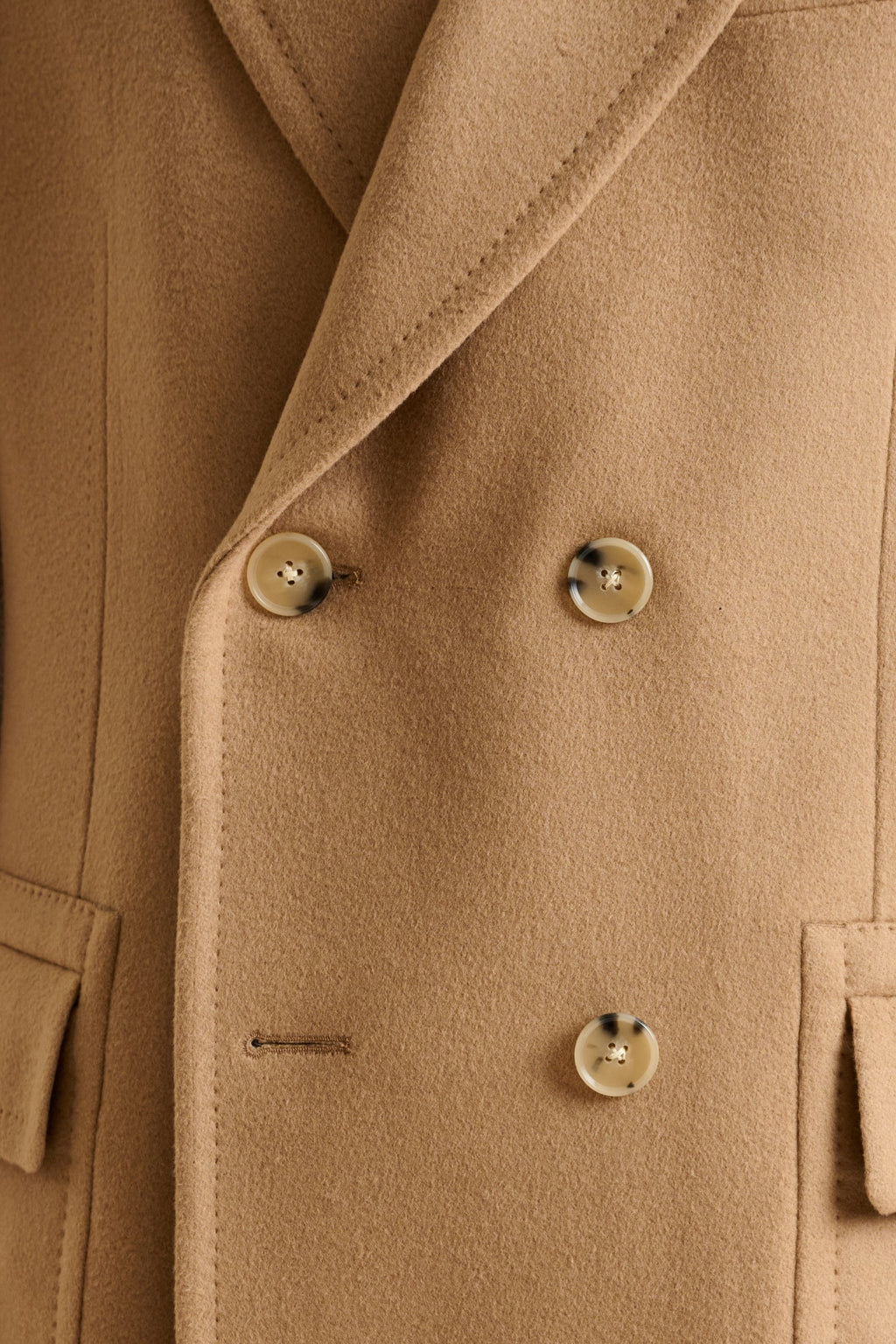 Light Brown 100% Wool Winchester Overcoat Zeus — detail 5